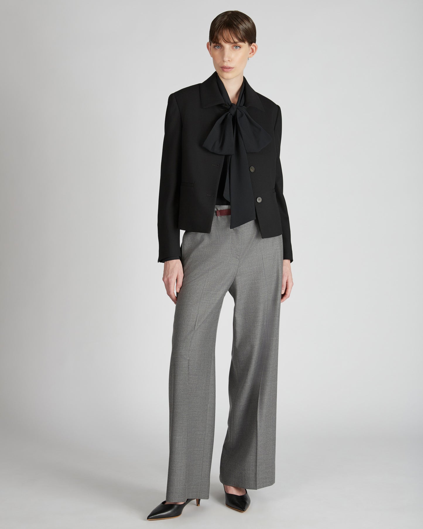 Giacca regular fit in lana bistretch