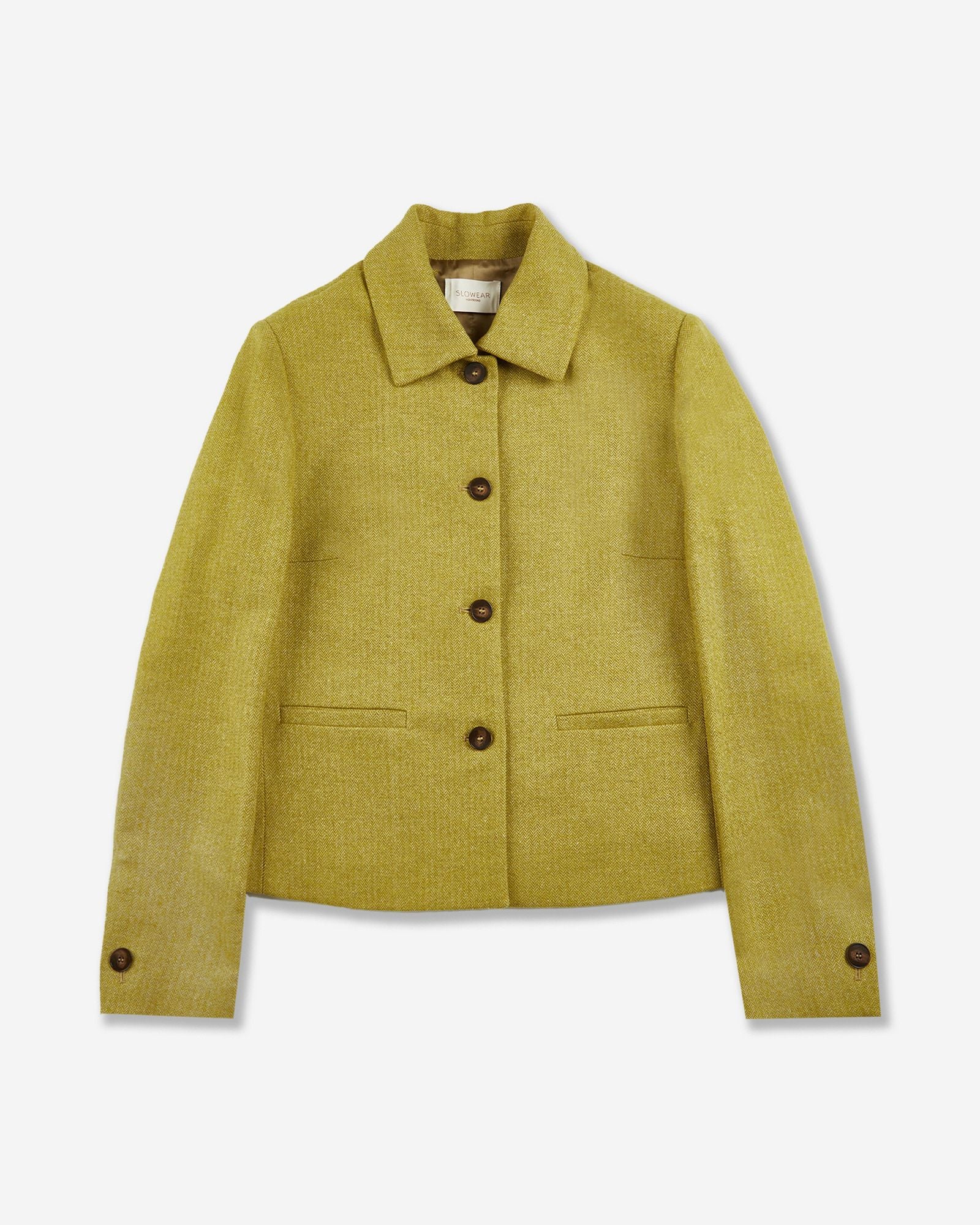 Regular fit stretch flannel jacket