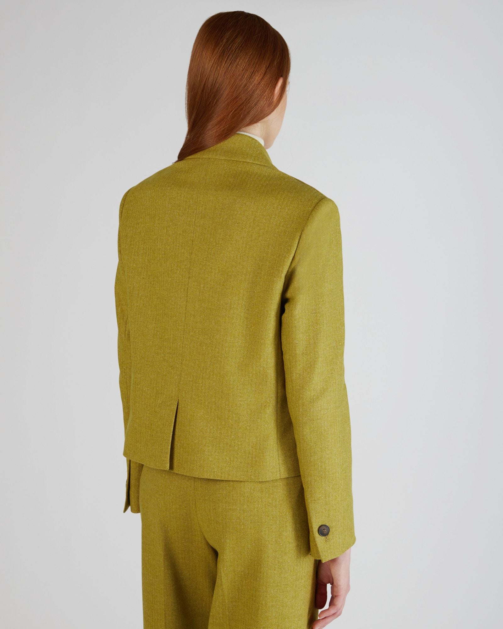 Regular fit stretch flannel jacket