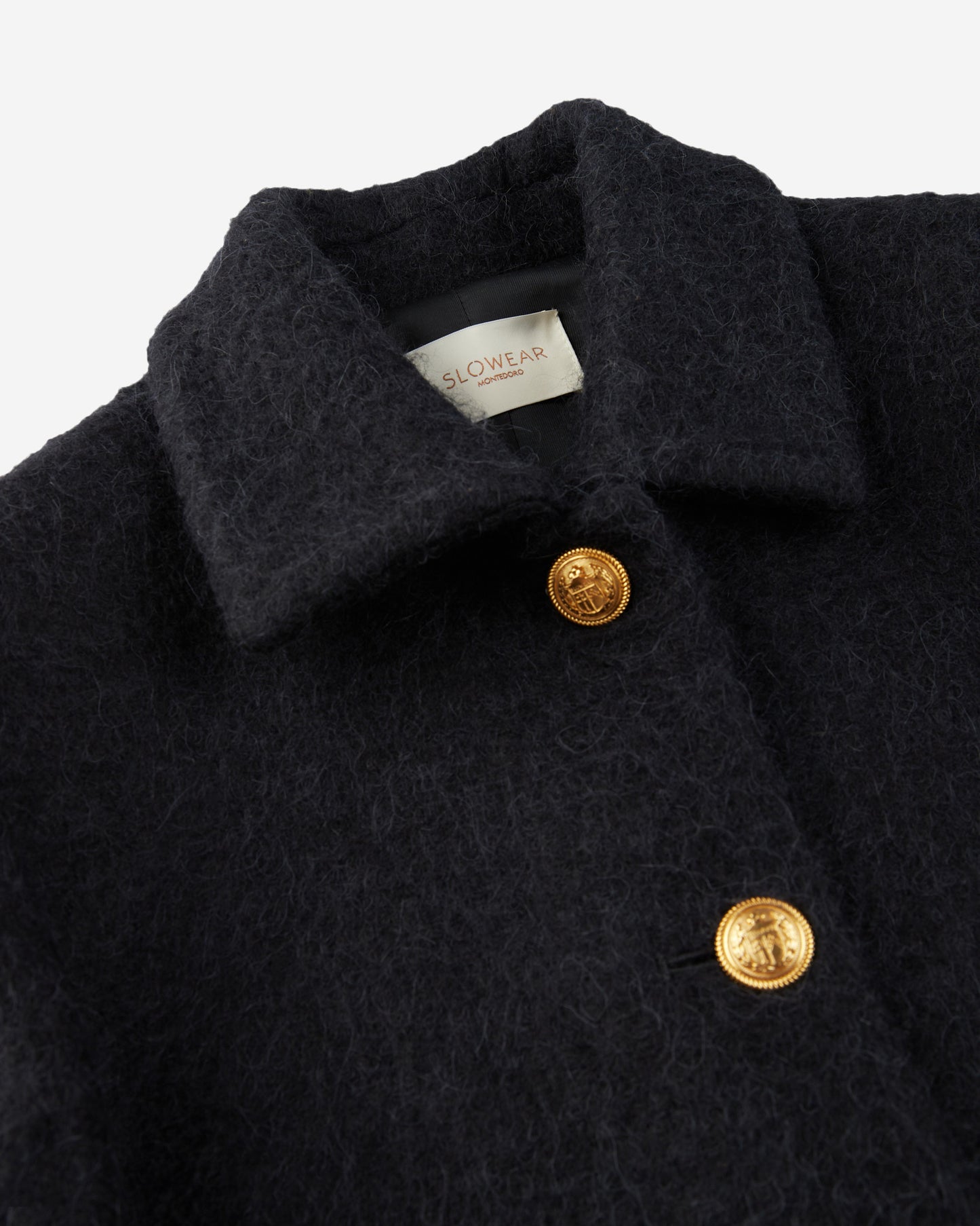 Giacca regular fit in bouclé di lana