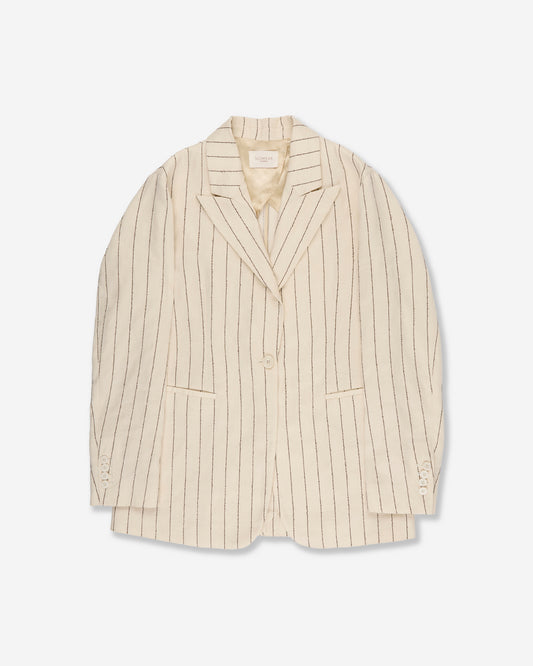 Regular fit jacket in linen blend