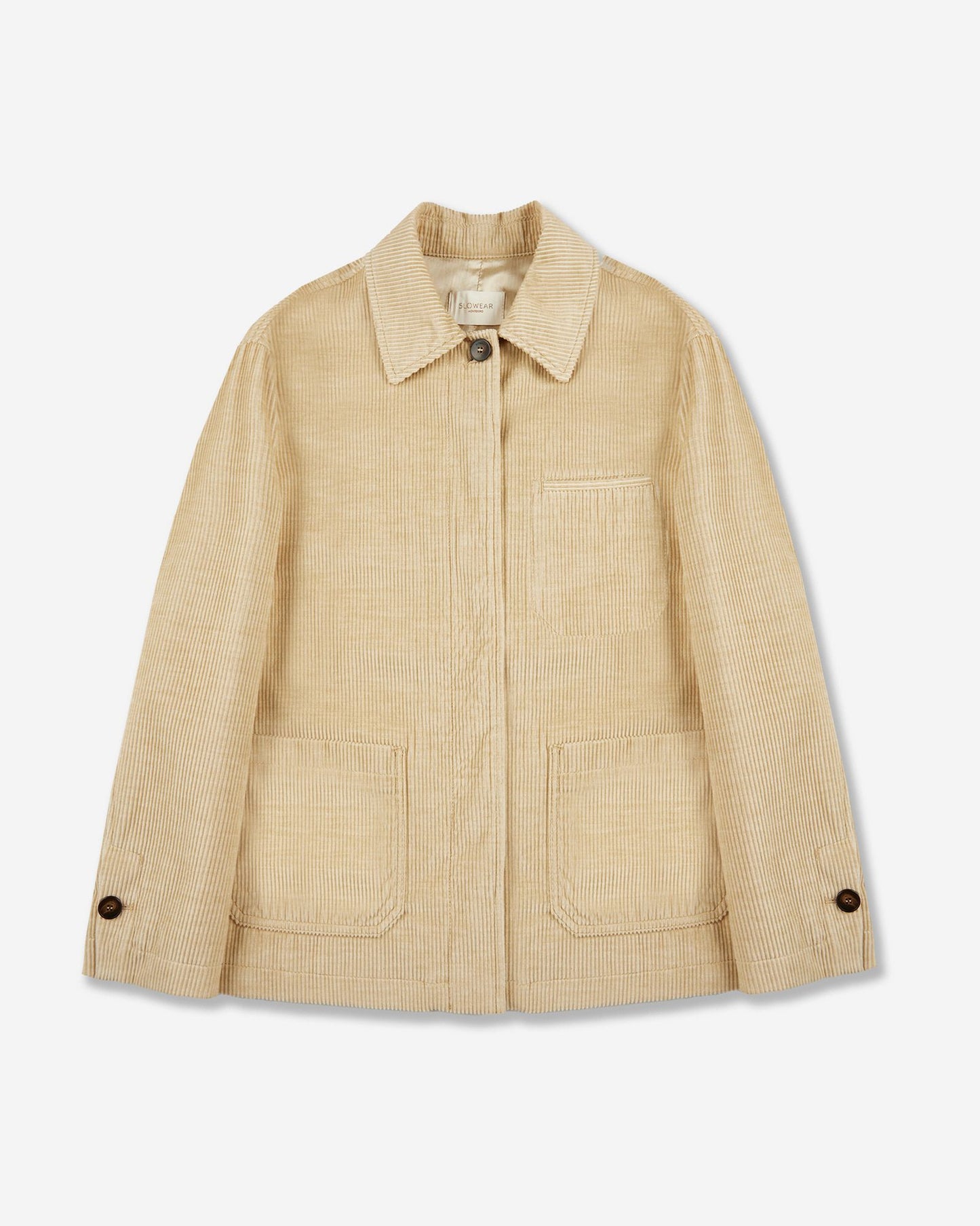 Wide fit corduroy blouson jacket
