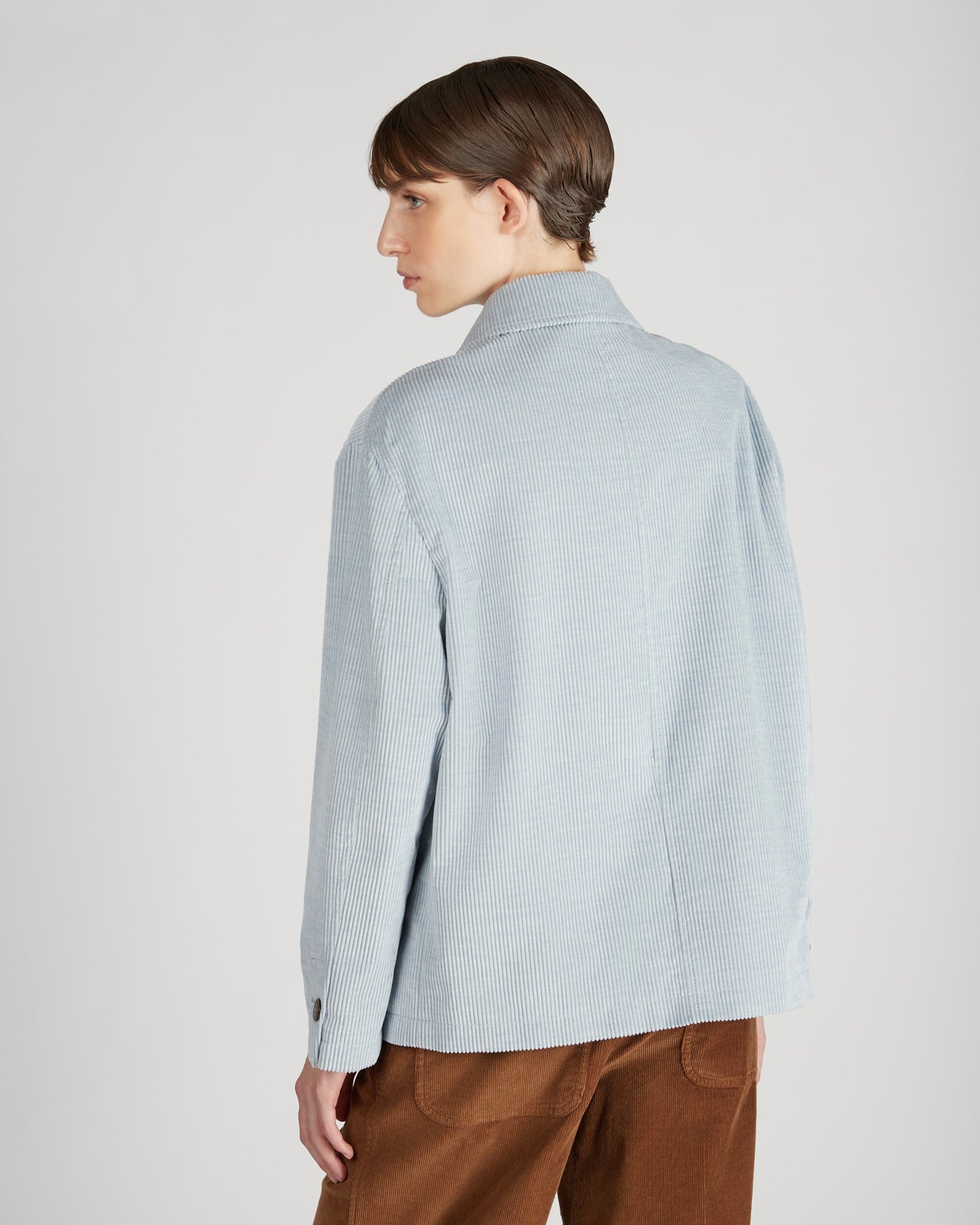 コーデュロイ・ワイドフィットブルーザ