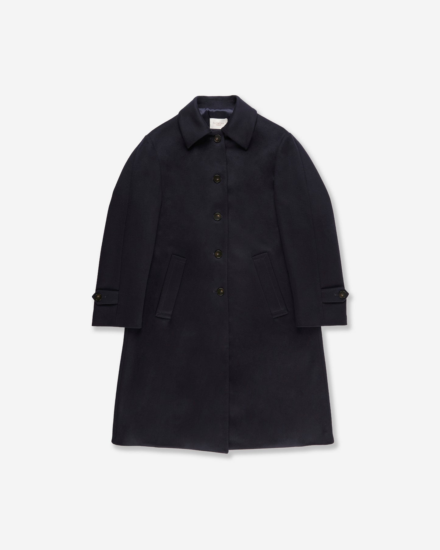 ウールとカシミア・ワイドフィットコート