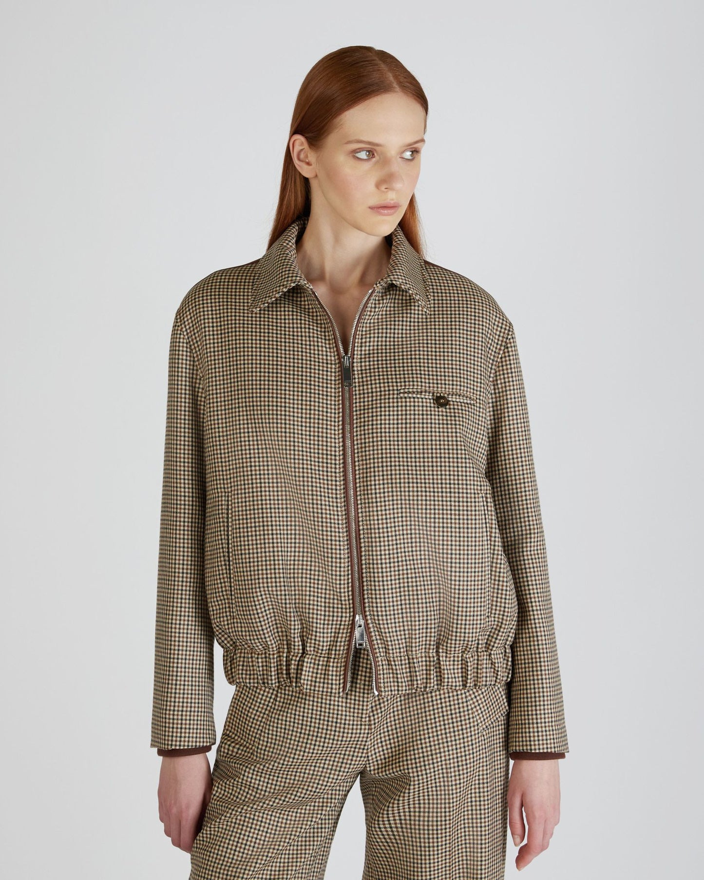 Wool twill Primo bomber jacket