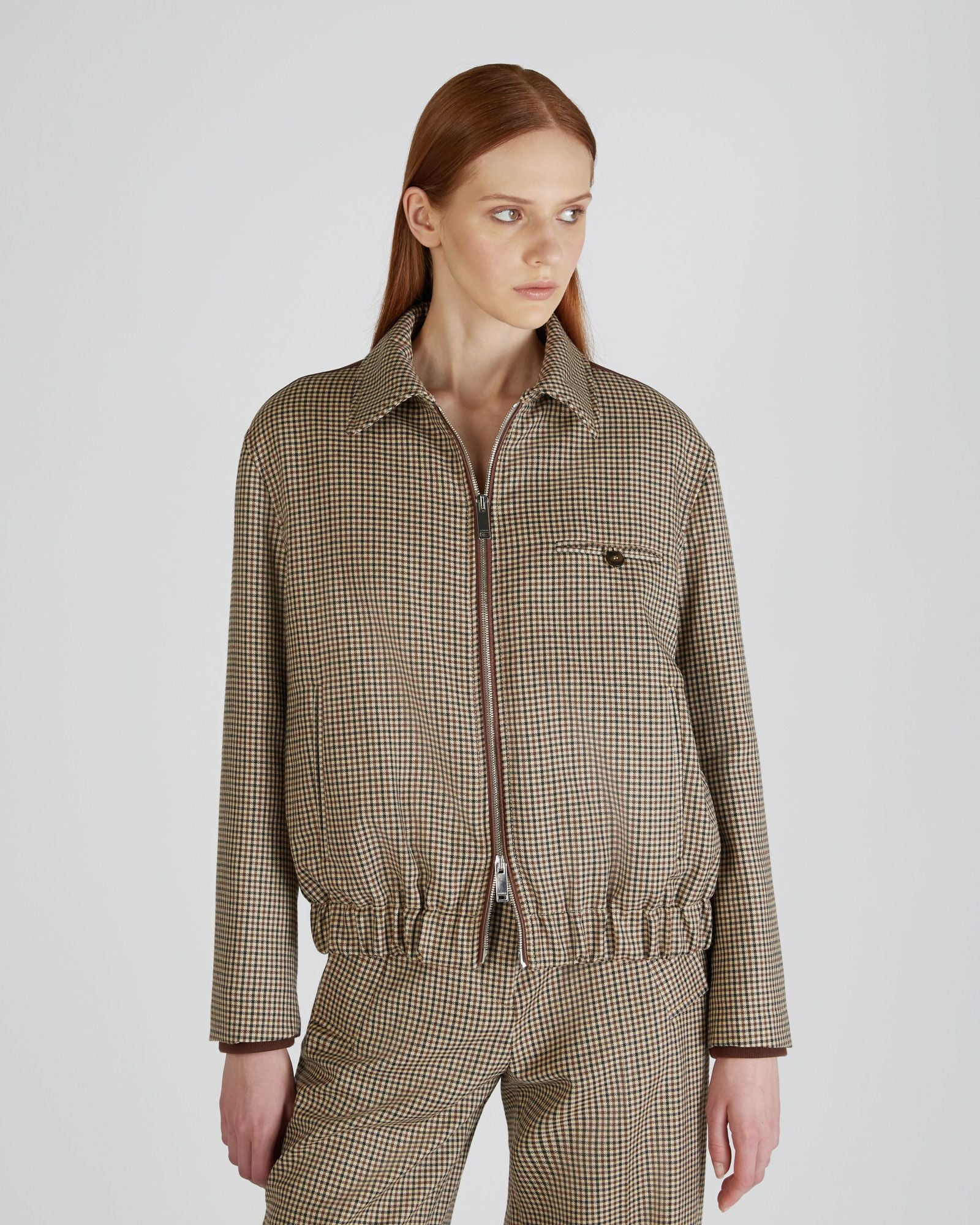 Wool twill Primo bomber jacket