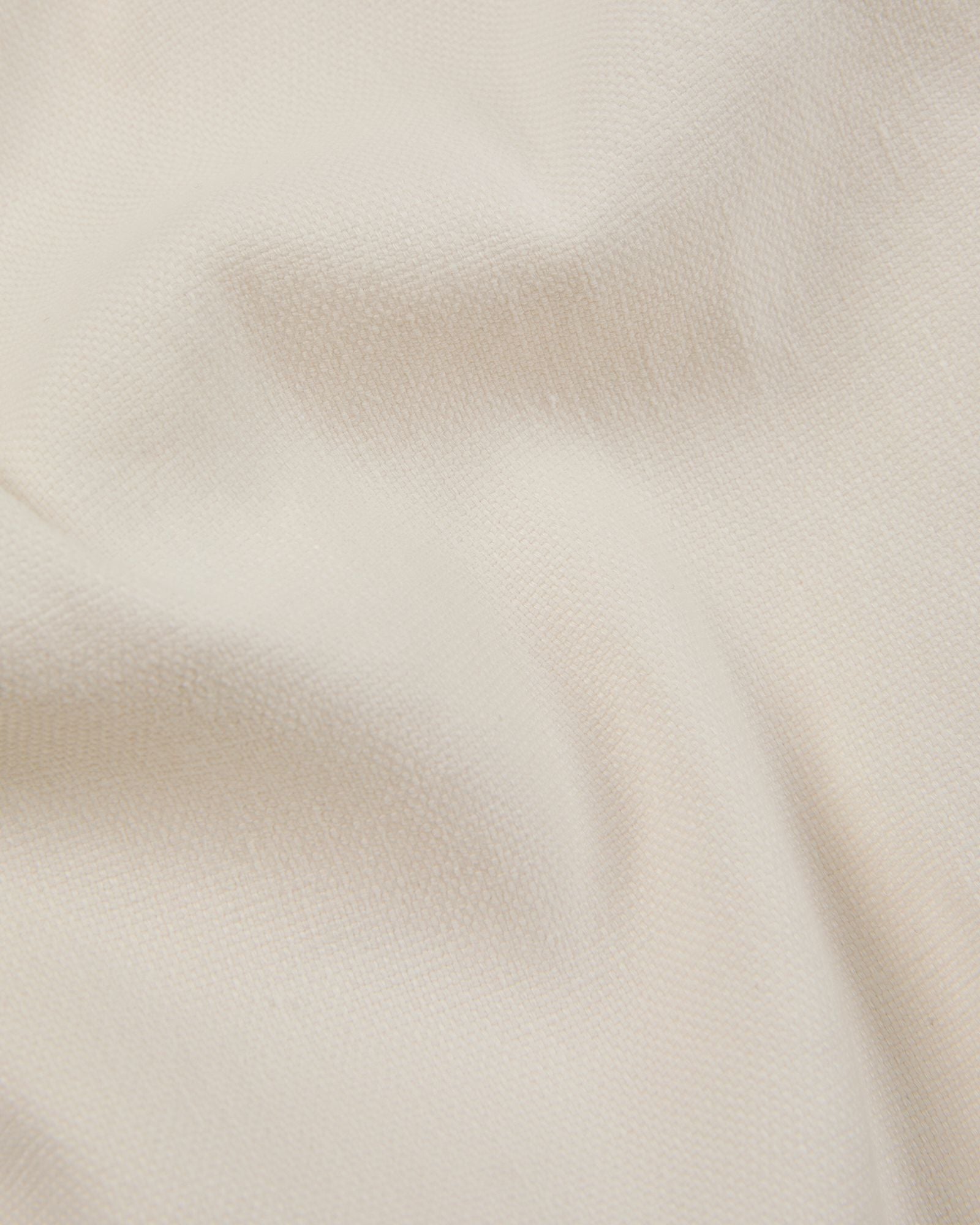 Montedoro - Wide fit caban jacket in cotton and linen panama - ivory