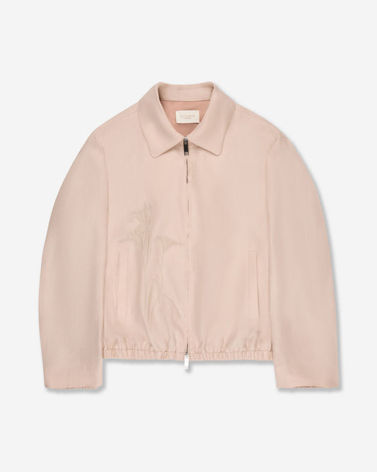 Montedoro - Primo bomber jacket in linen - nude