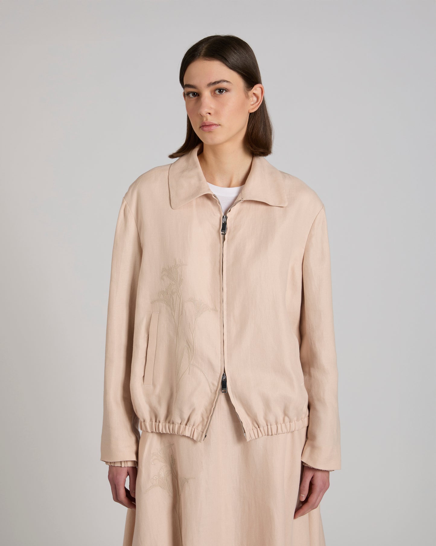 Primo bomber jacket in linen