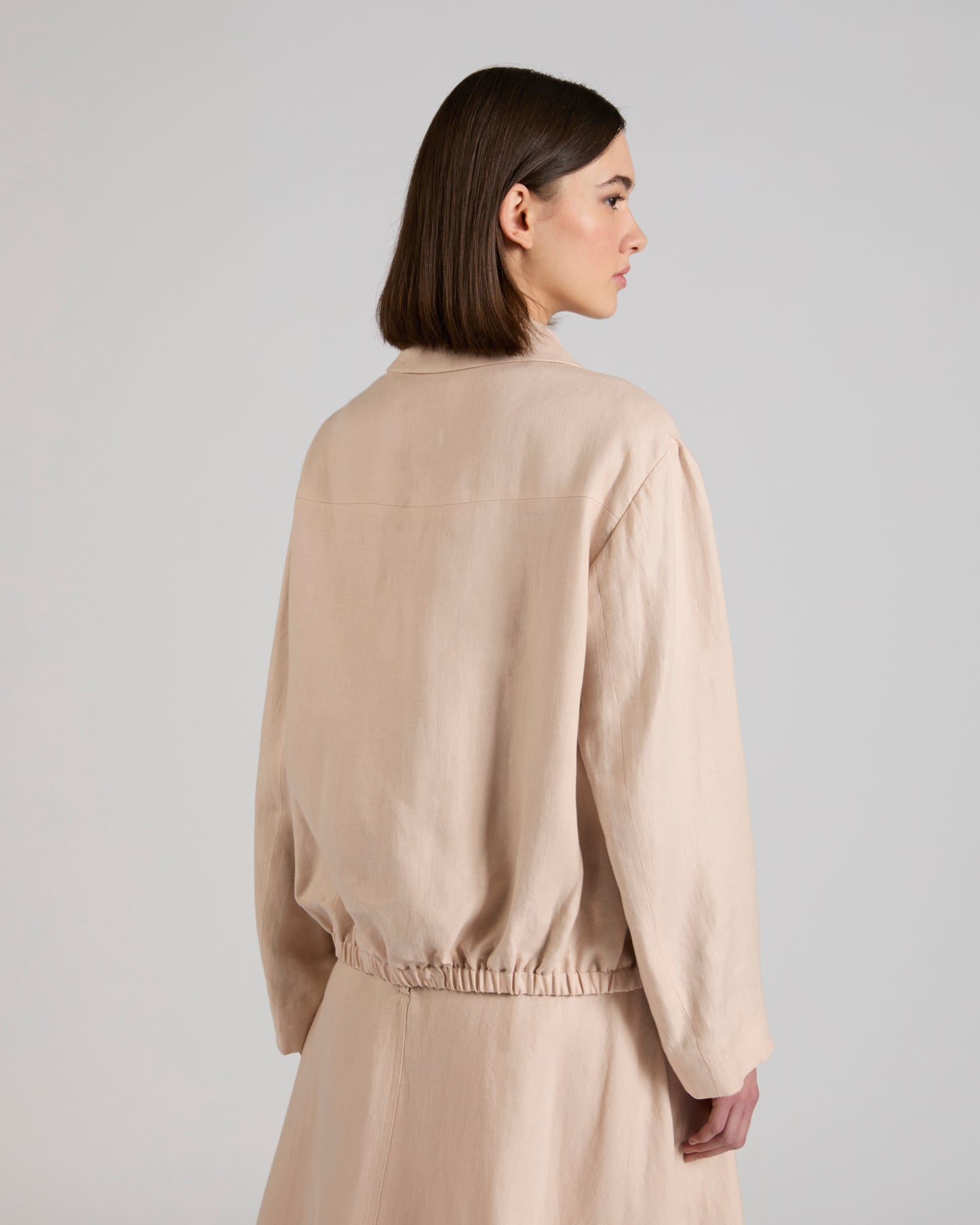 Primo bomber jacket in linen
