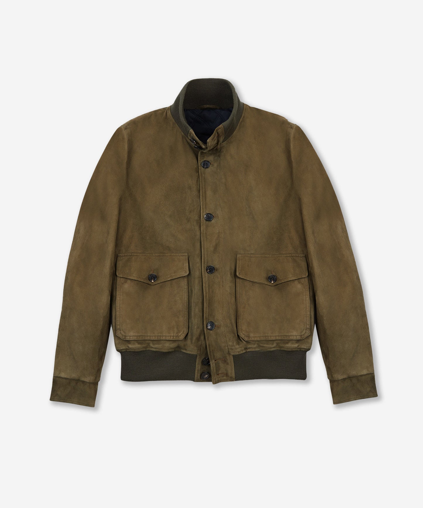 Suede Bomber Jacket