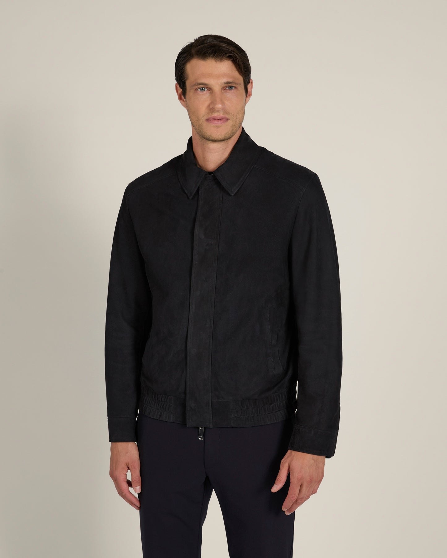 Veloursleder-Bomber
