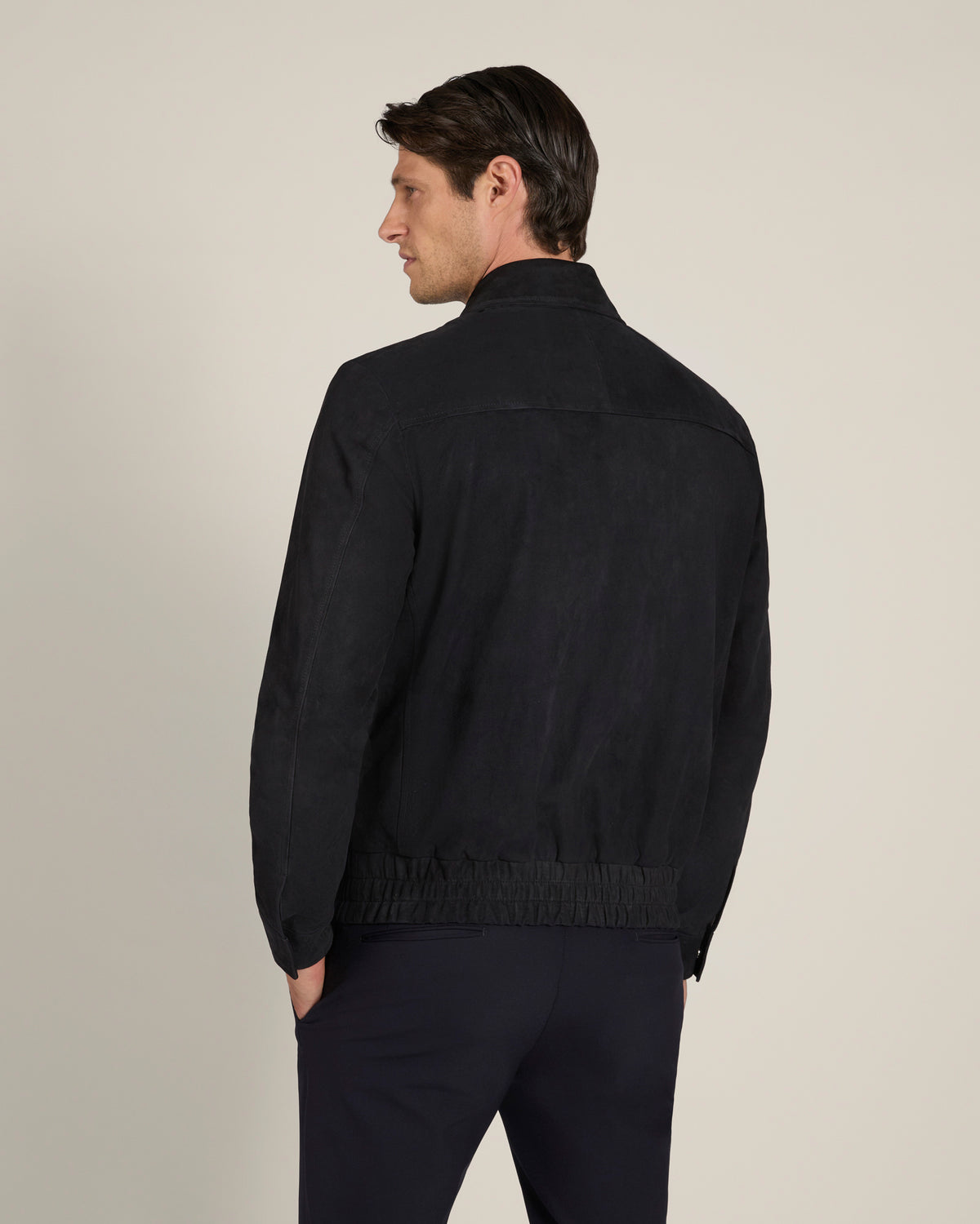 Veloursleder-Bomber