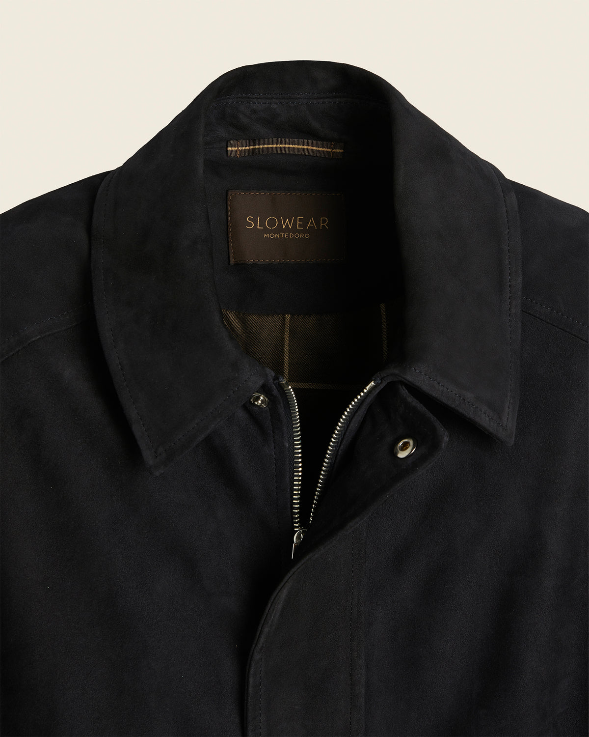 Veloursleder-Bomber
