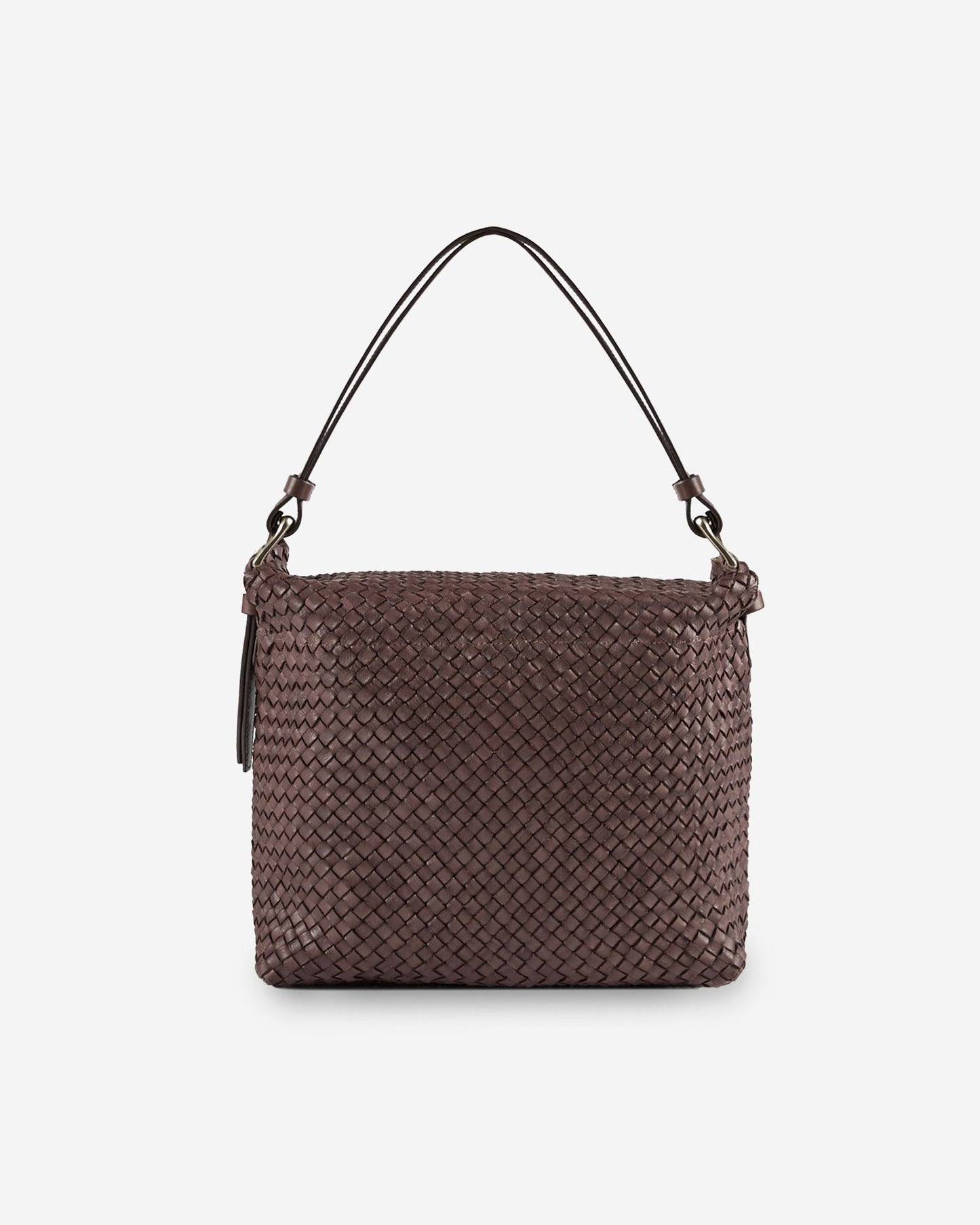 Massimo Palomba - Calfskin shoulder bag - pruce