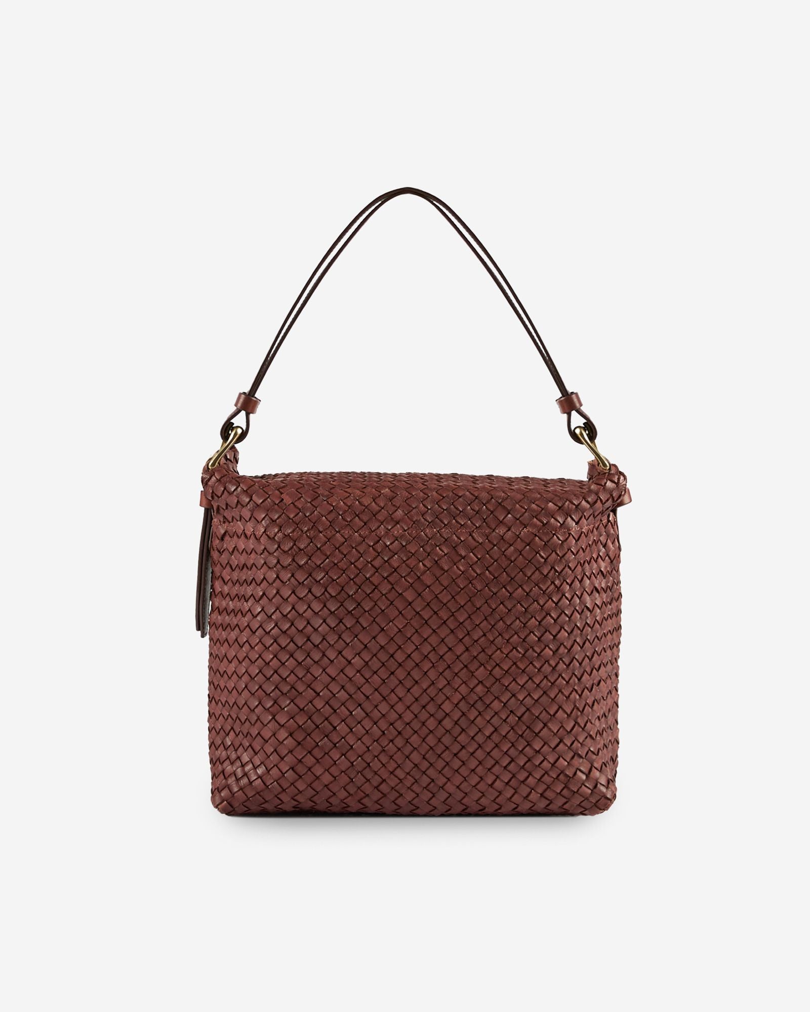 Massimo Palomba - Calfskin shoulder bag - brown