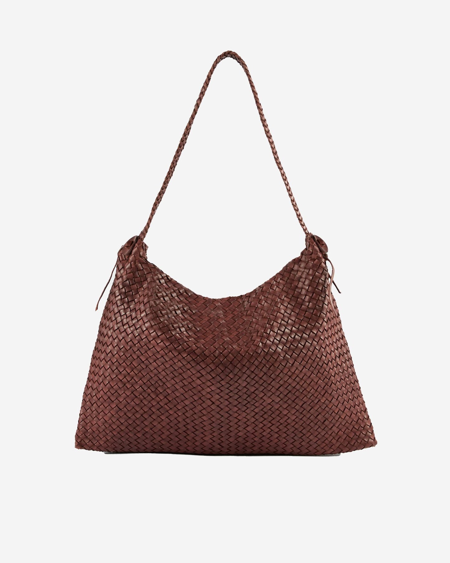 Massimo Palomba - Maxi calfskin shoulder bag - brown