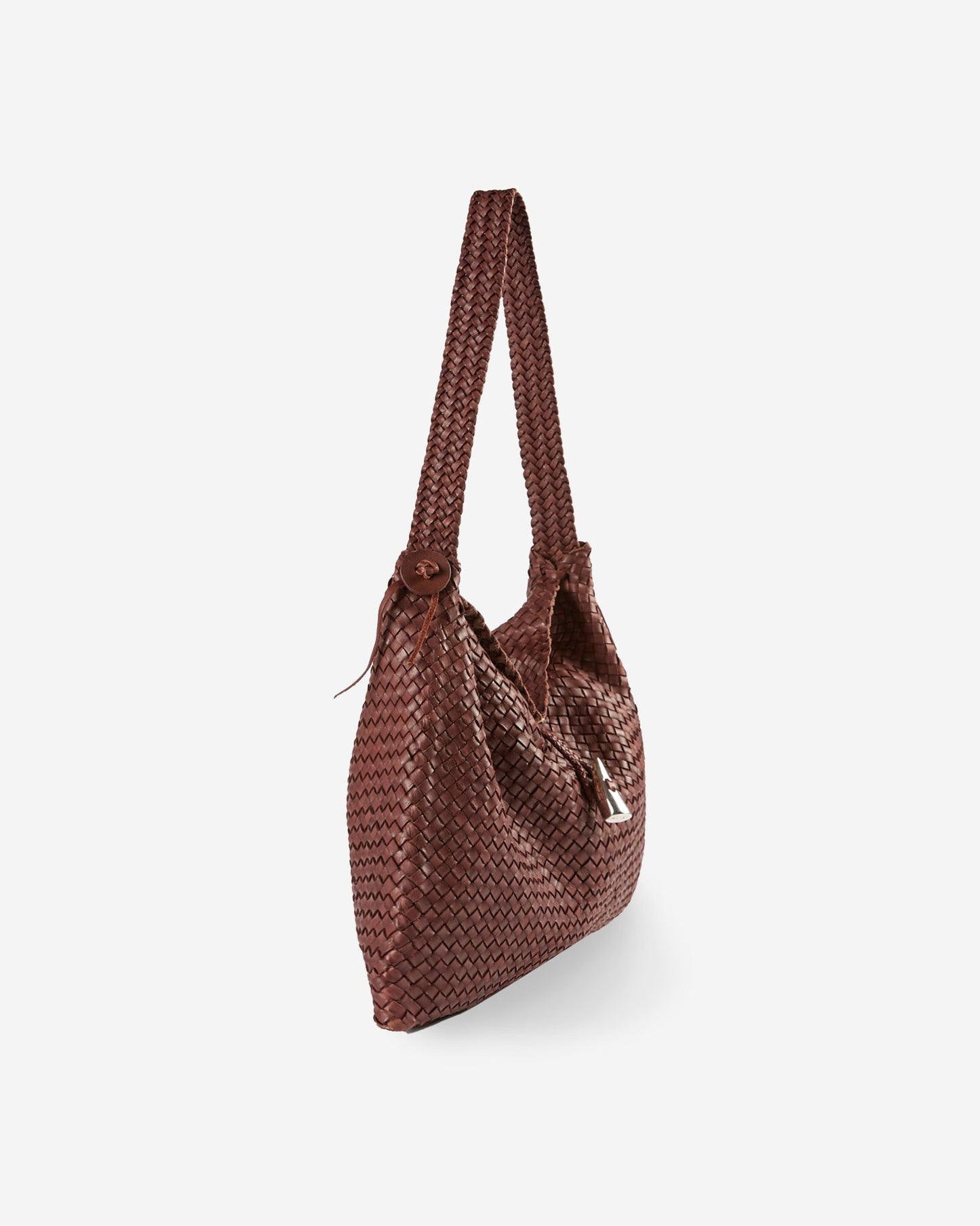 Massimo Palomba - Maxi calfskin shoulder bag - brown