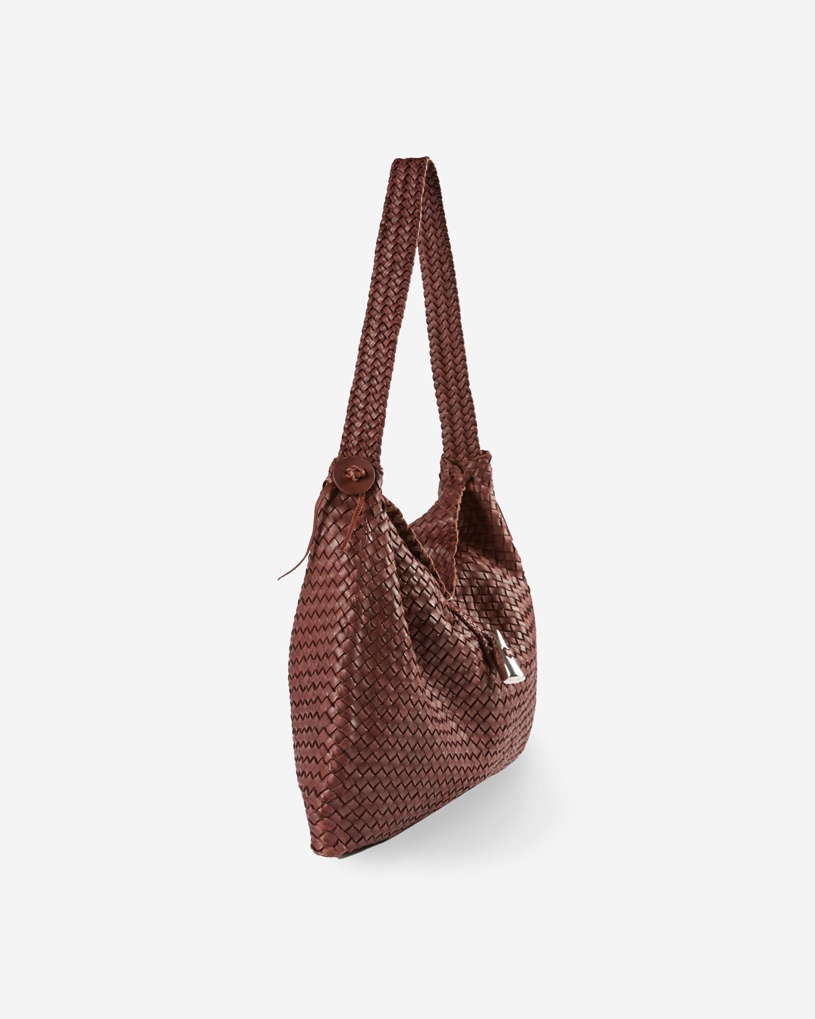 Massimo Palomba - Maxi calfskin shoulder bag - brown