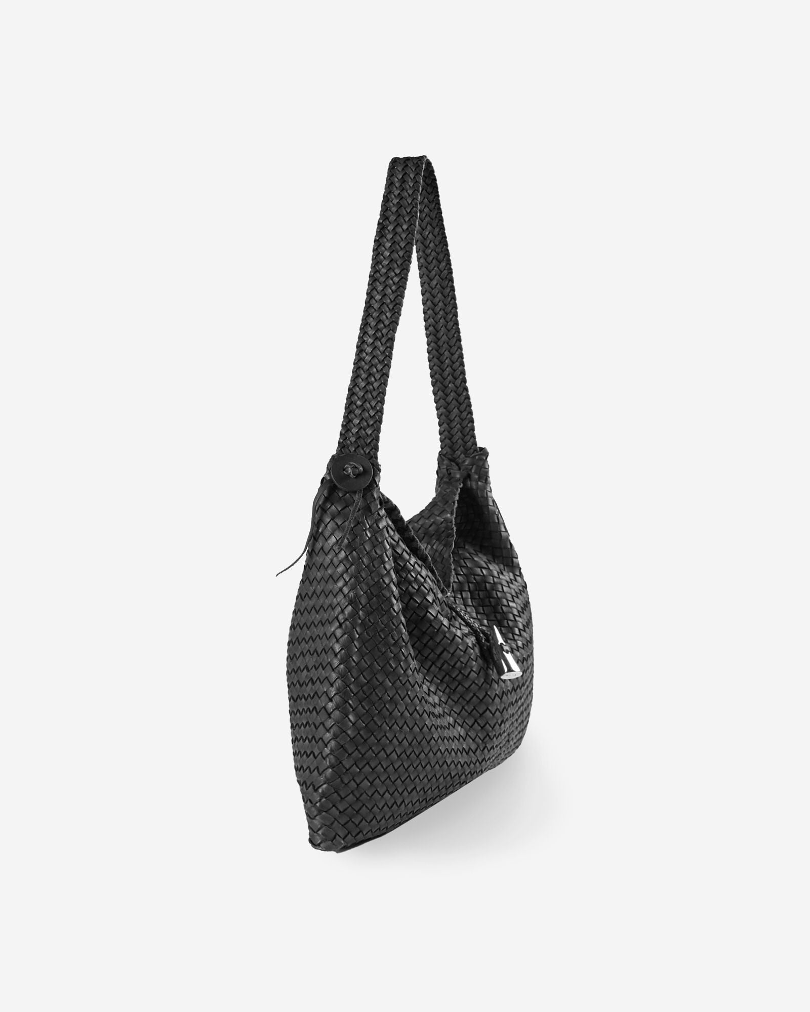 Massimo Palomba - Maxi calfskin shoulder bag - black