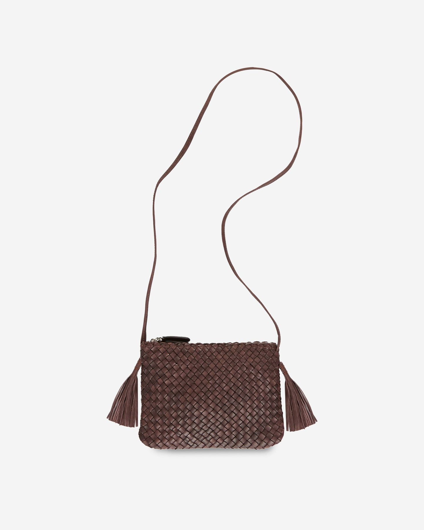 Massimo Palomba - Calfskin crossbody bag - pruce