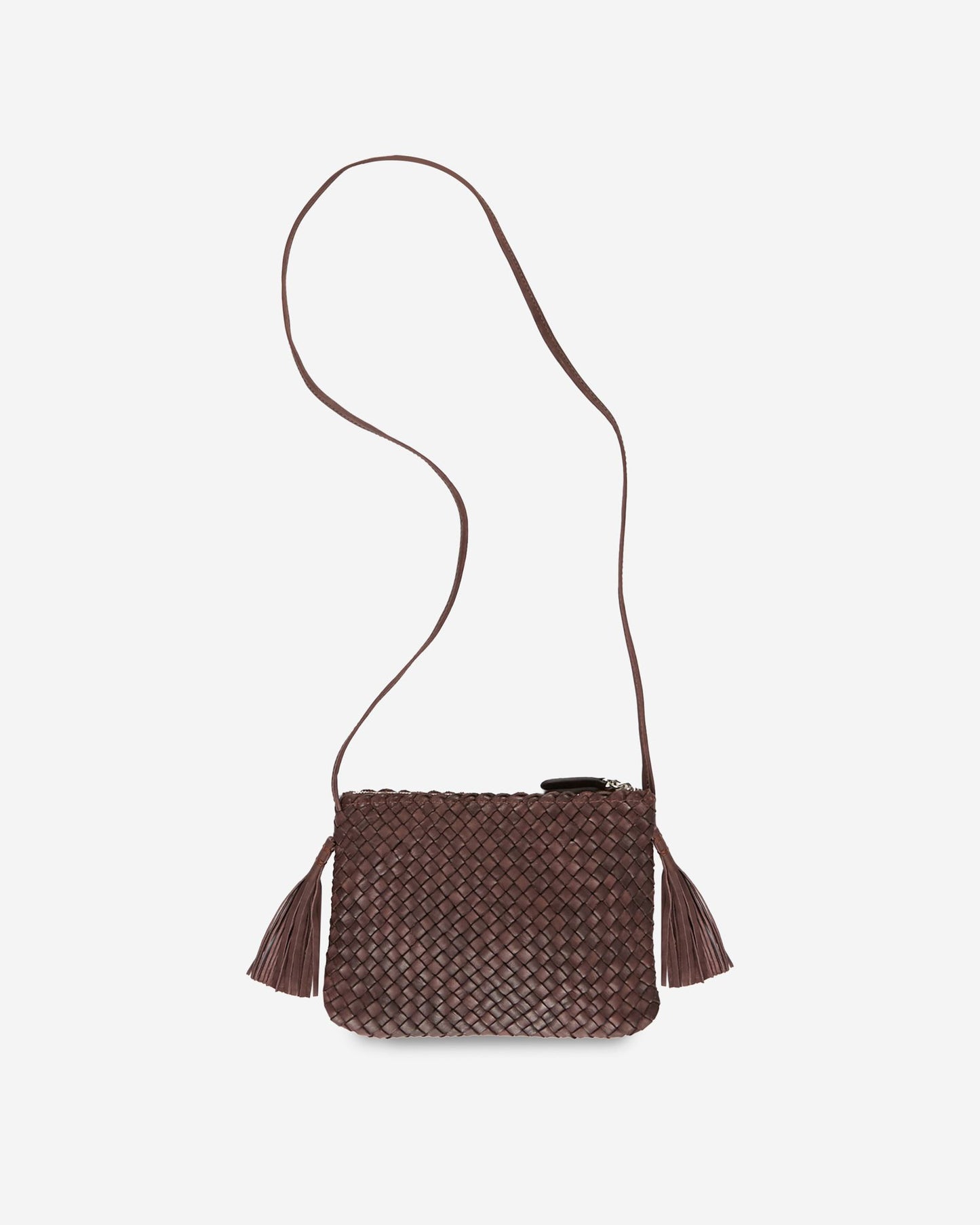 Massimo Palomba - Calfskin crossbody bag - pruce