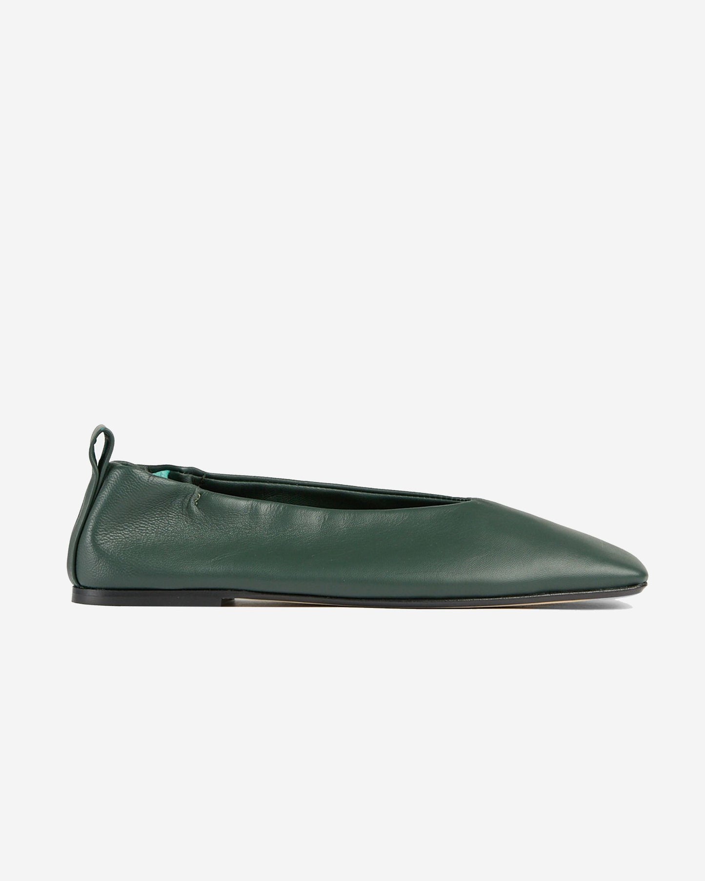 Slowear - Leather ballet pumps - dark green