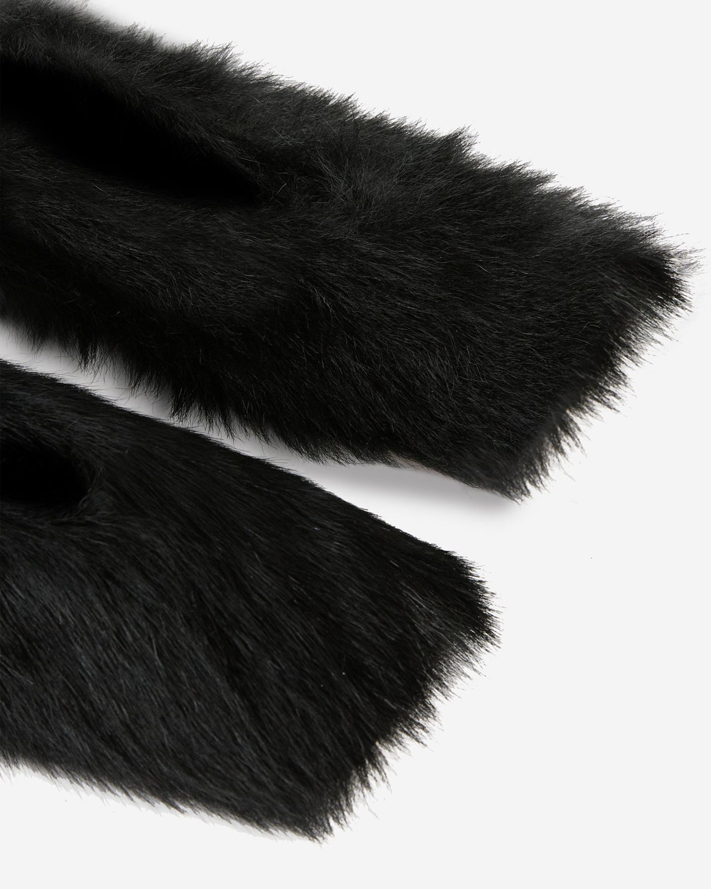 Ponyskin ballet pumps