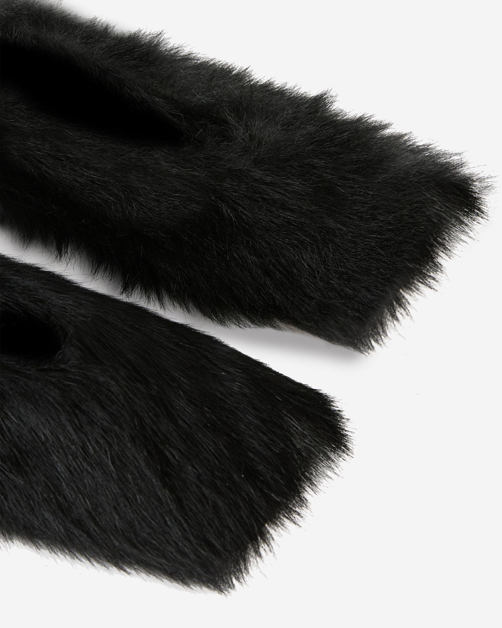 Ponyskin ballet pumps