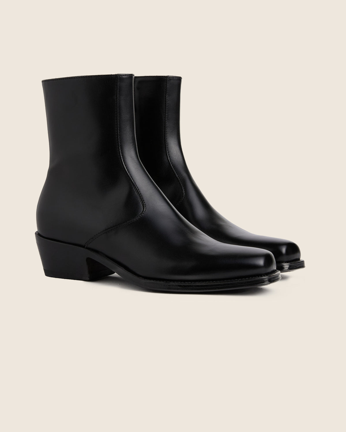 Stivale texano in pelle
