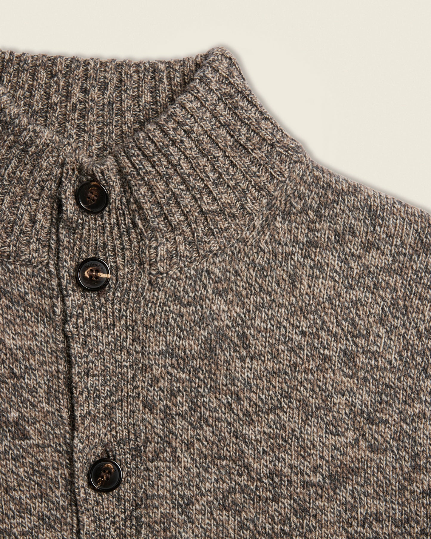 Slim fit Geelong wool bomber cardigan