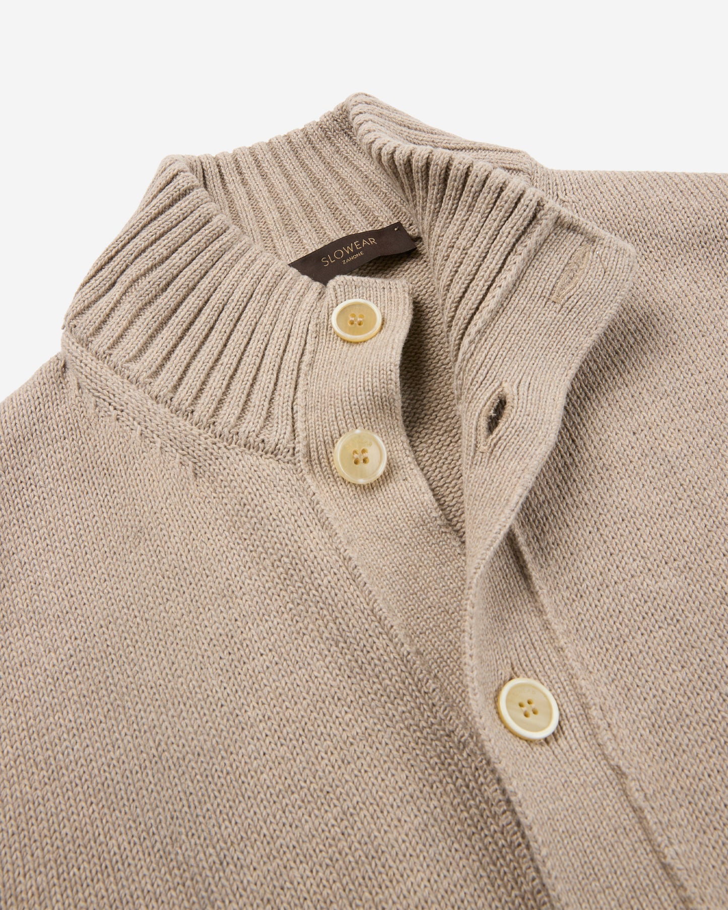 Slim fit cotton chioto cardigan