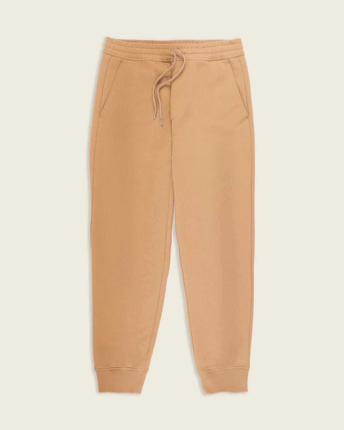 Pantalone jogger regular fit in cotone e cashmere