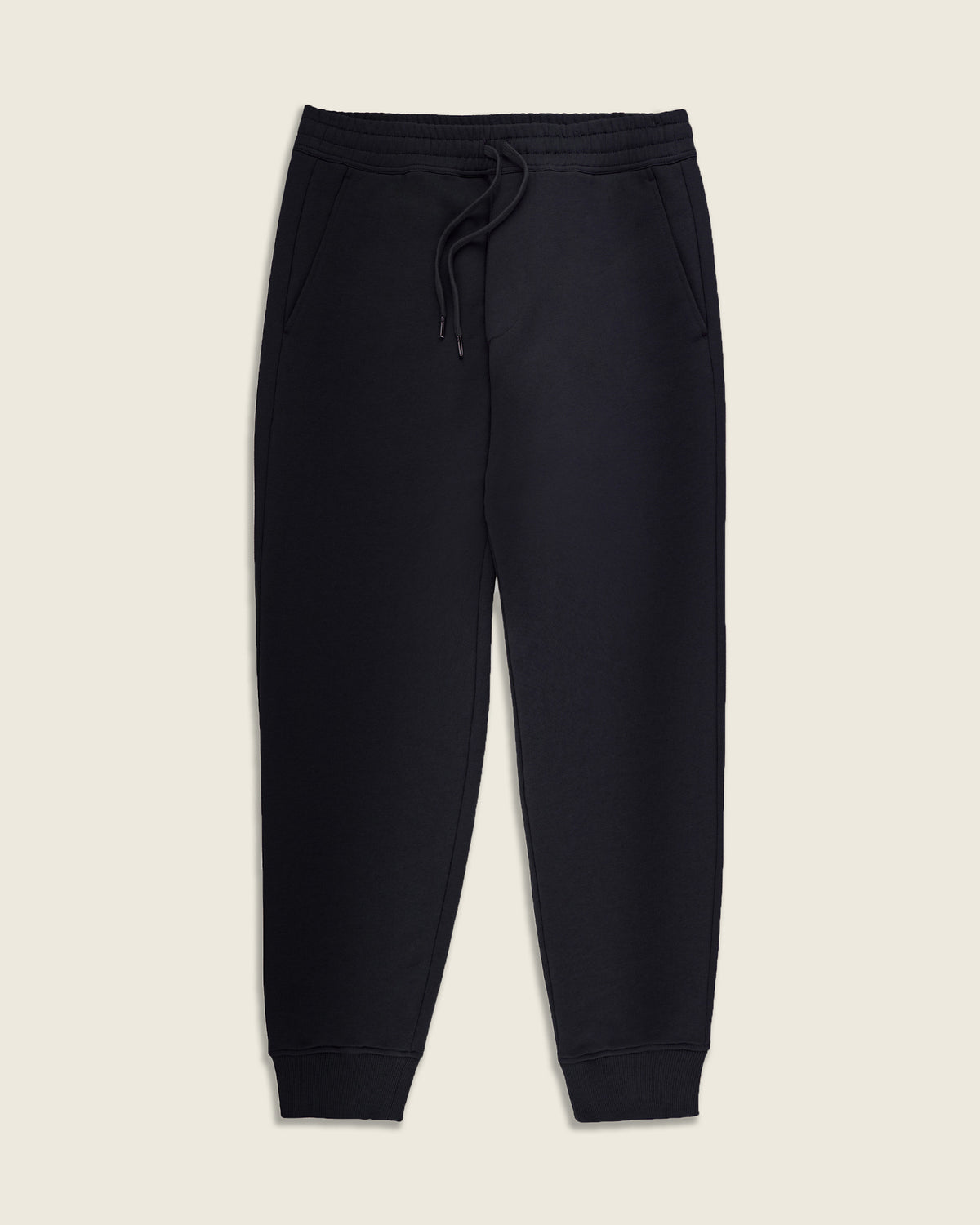 Pantalone jogger regular fit in cotone e cashmere