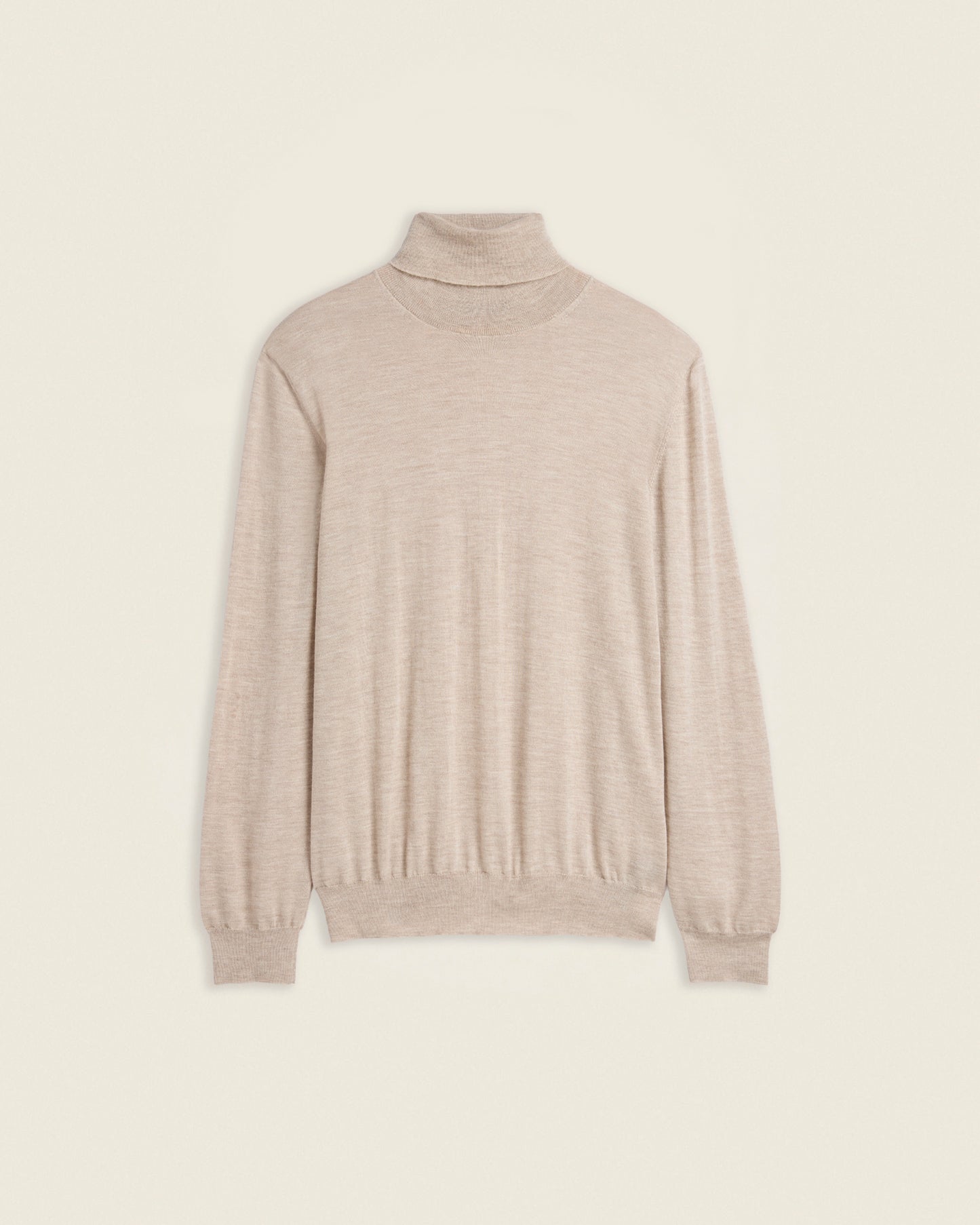 Rollkragenpullover aus Kaschmir und Seide