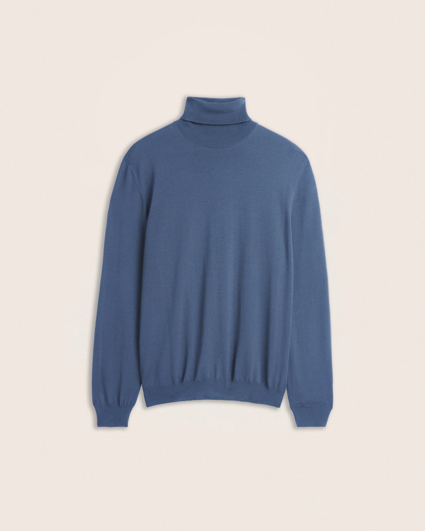 Pull à col roulé en cachemire et soie