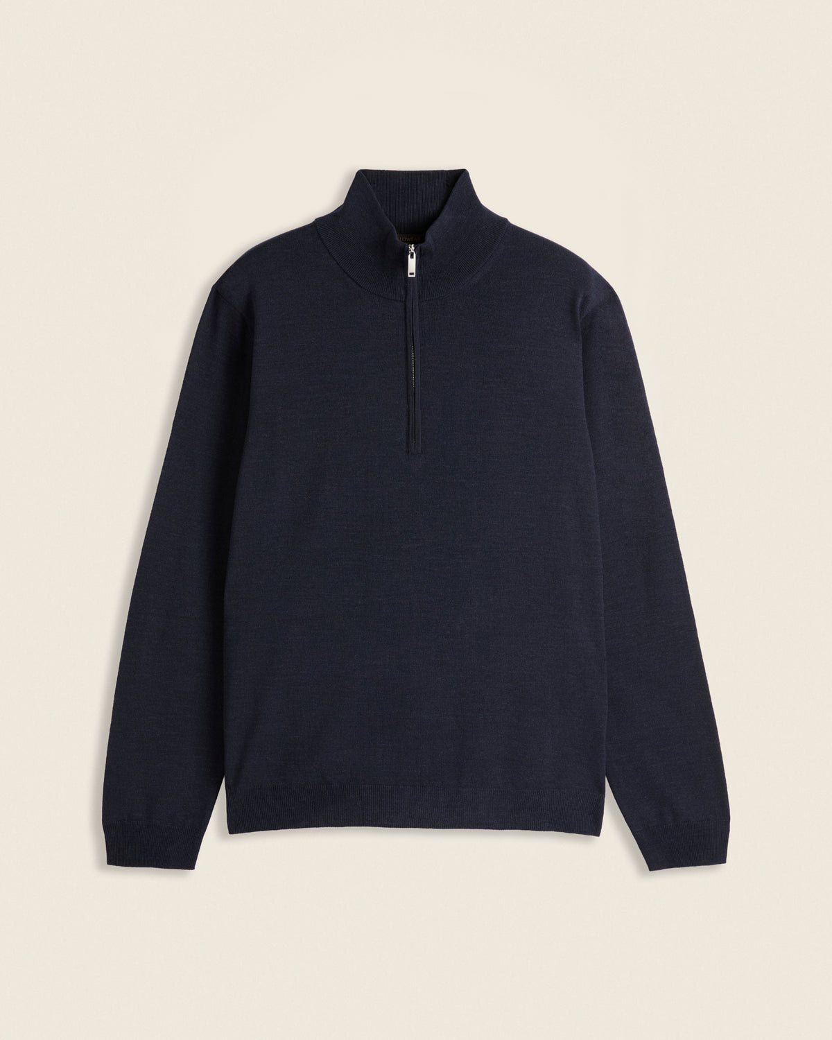 Pull zippé à col montant  en Flexwool