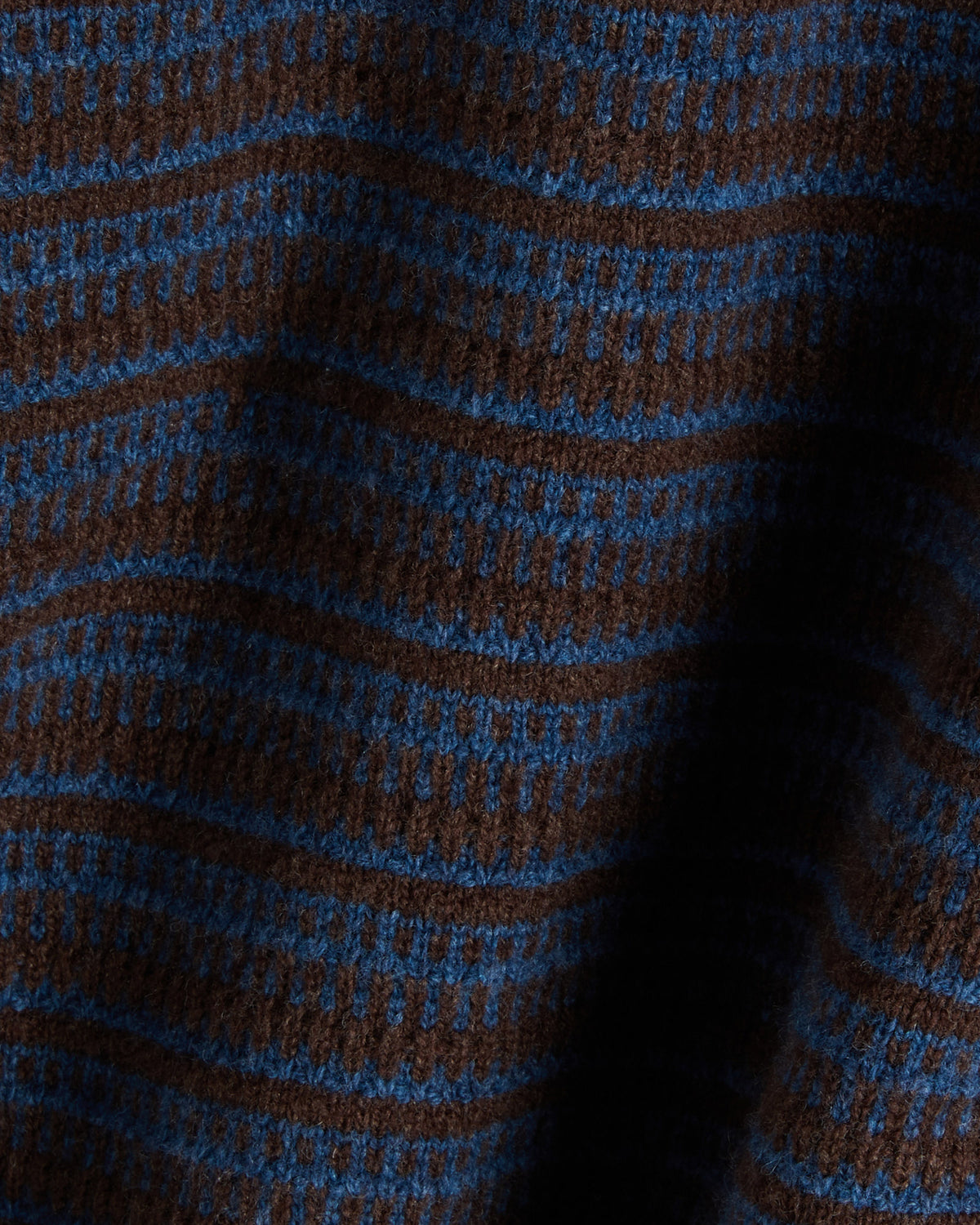 Polo jacquard en laine Geelong