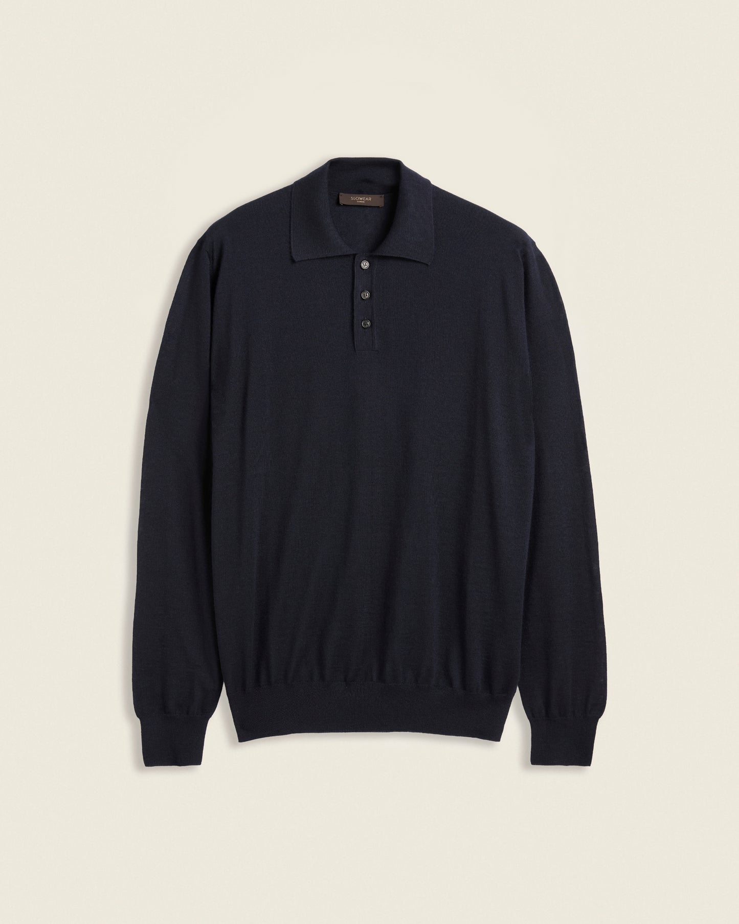 Cashmere and silk polo shirt