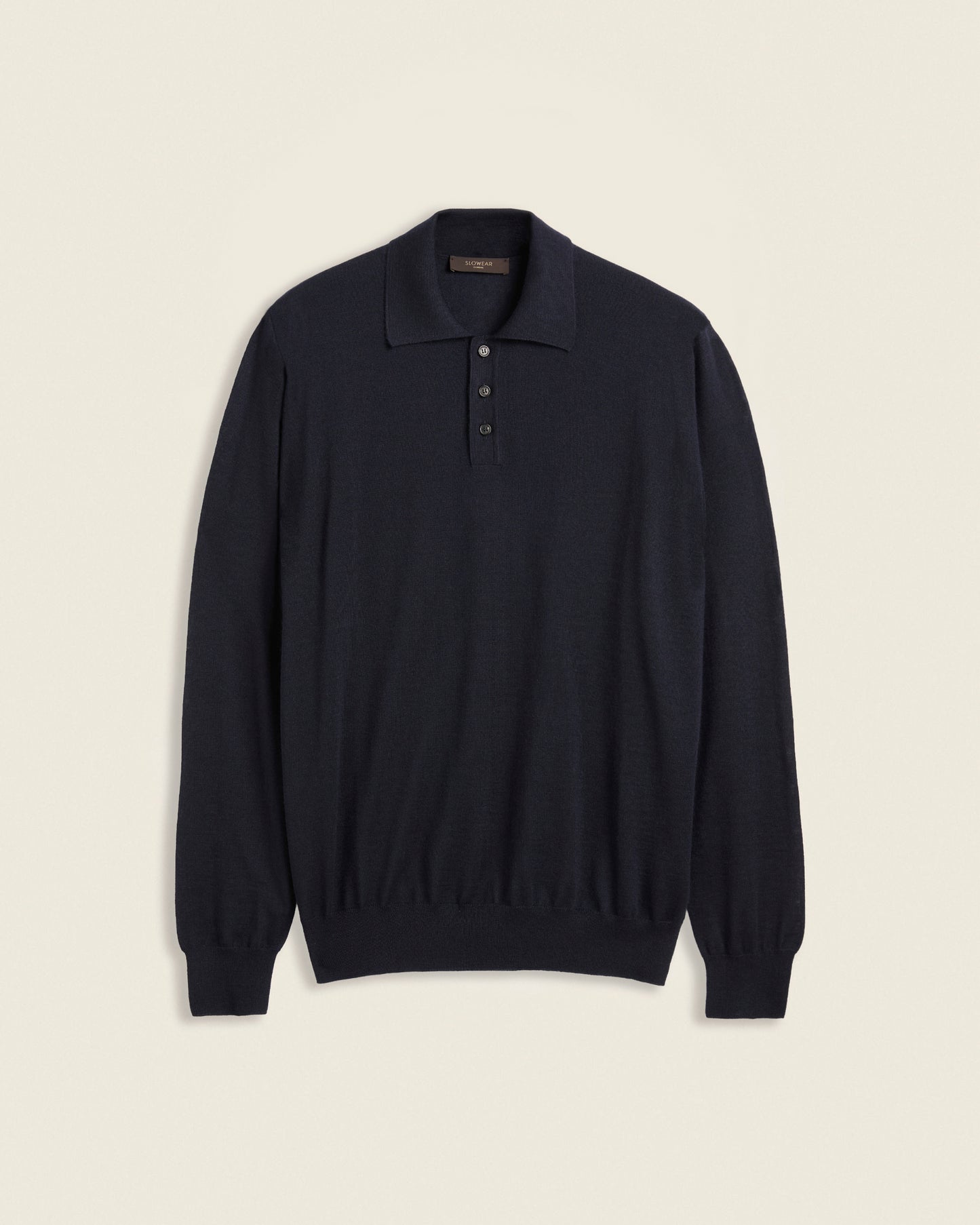 Cashmere and silk polo shirt