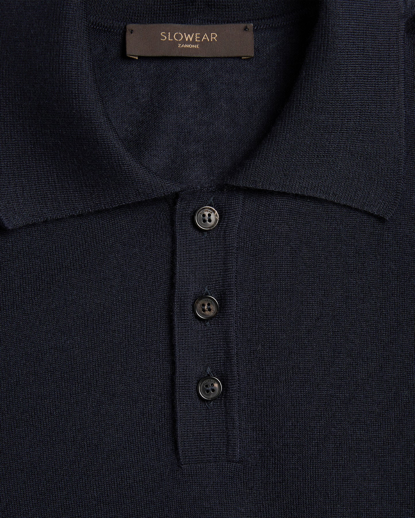 Cashmere and silk polo shirt