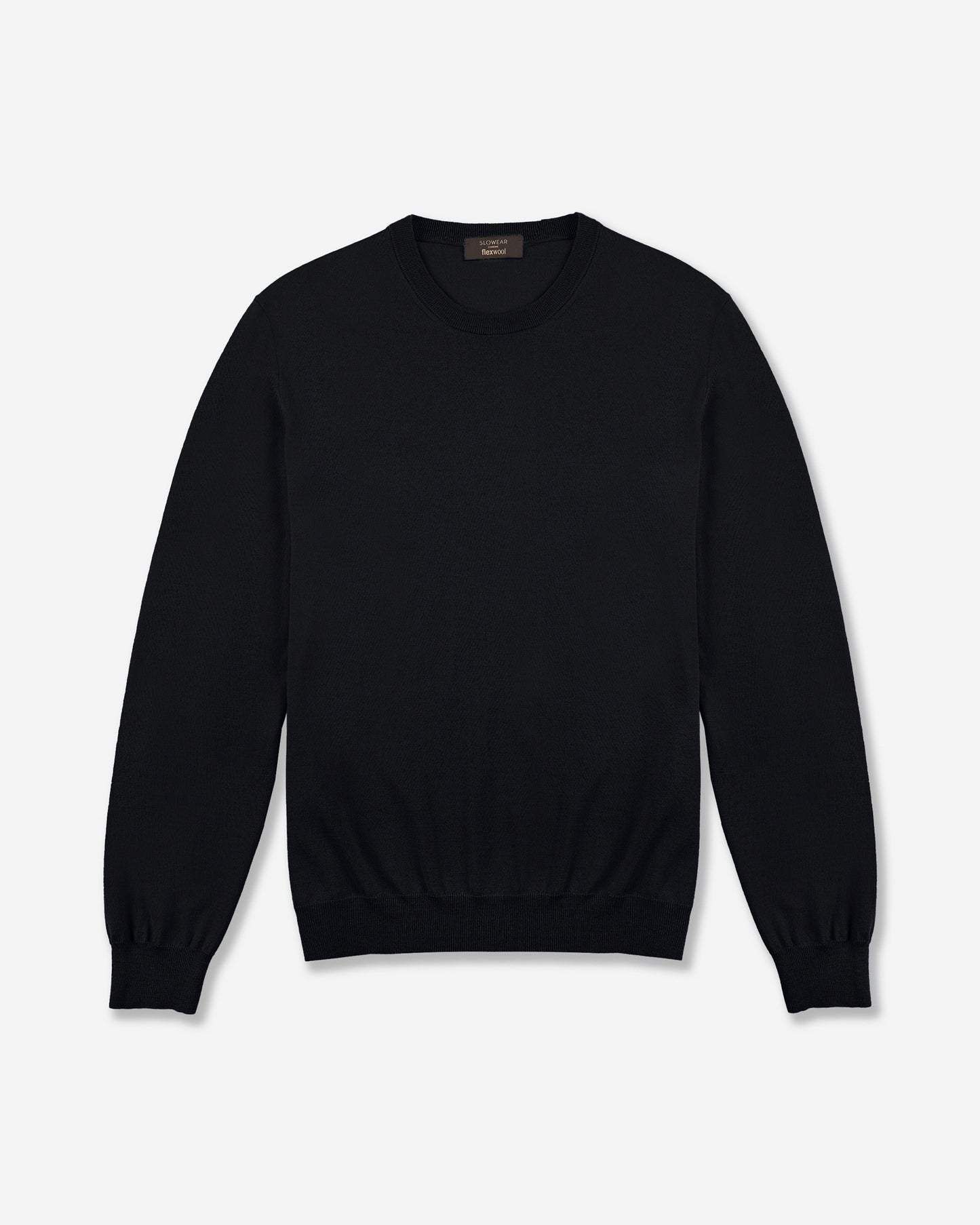 Slim fit Flexwool crewneck sweater