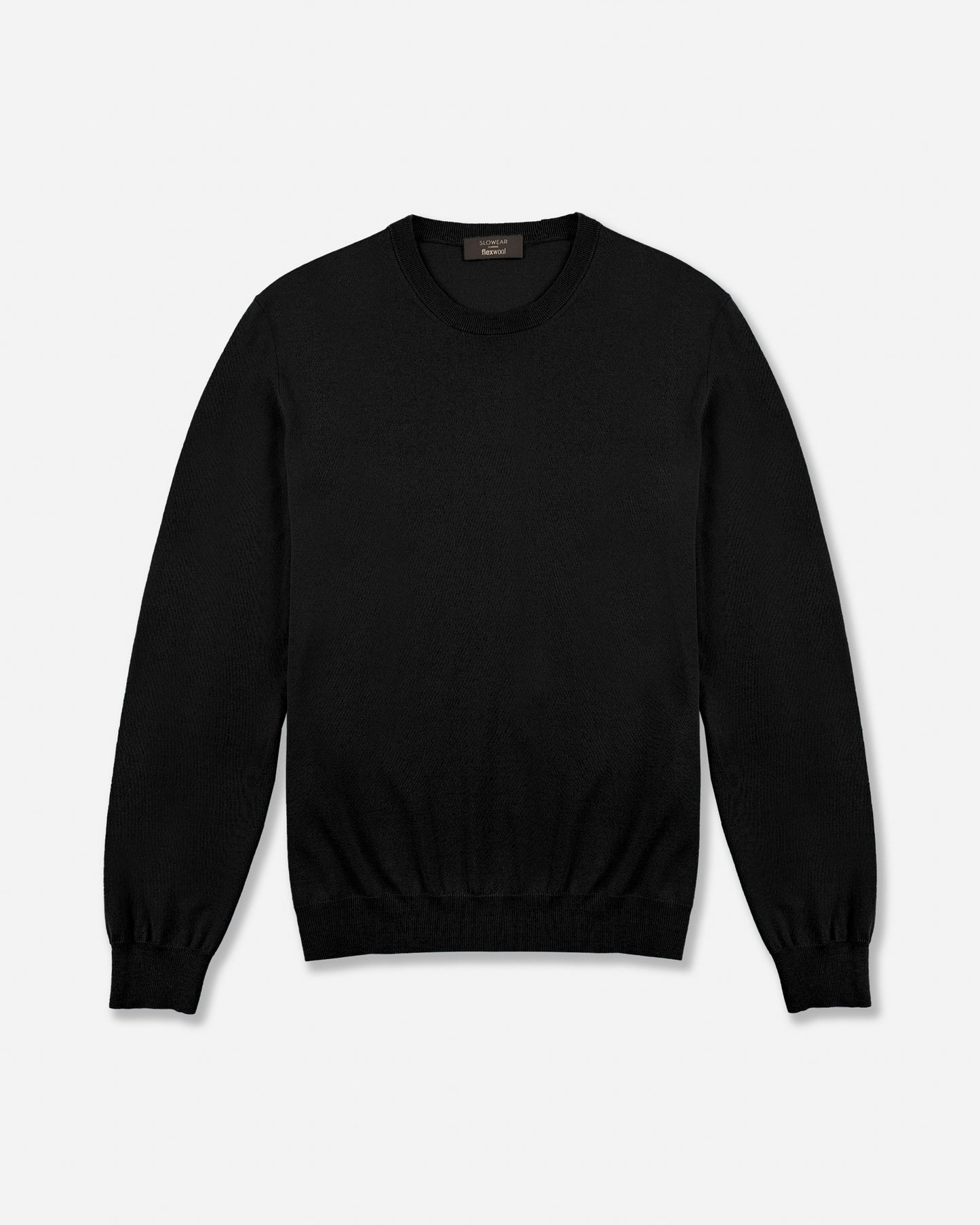 Slim fit Flexwool crewneck sweater