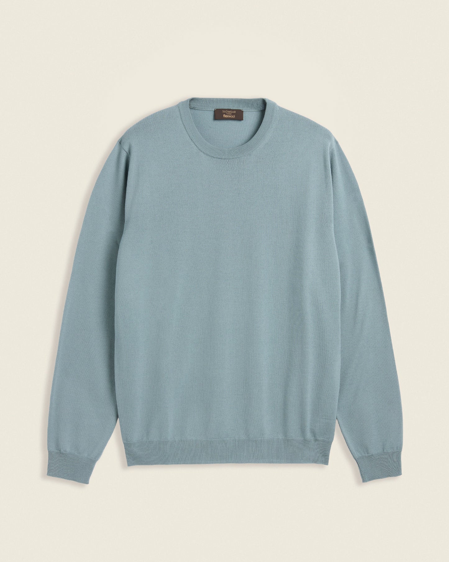 Slim fit Flexwool crewneck sweater