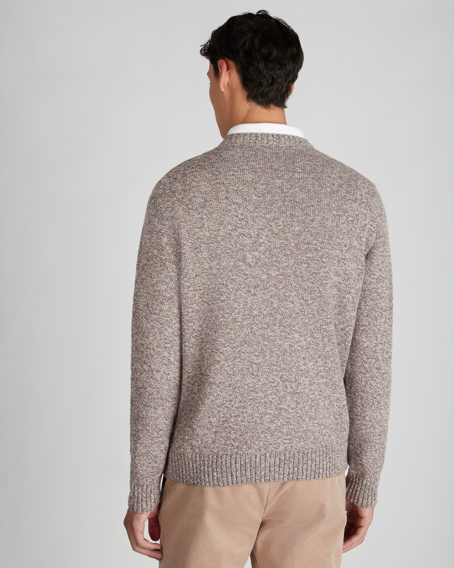 ジーロンウール・スリムフィットクルーネック