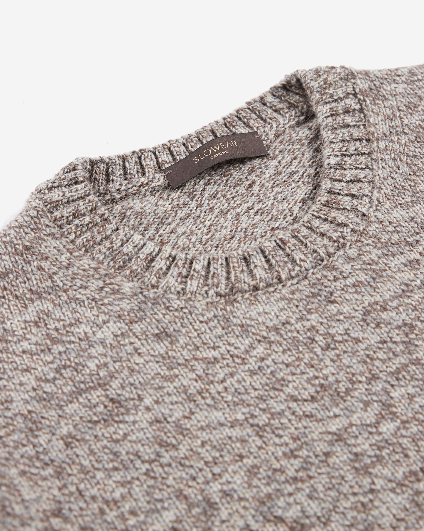 ジーロンウール・スリムフィットクルーネック