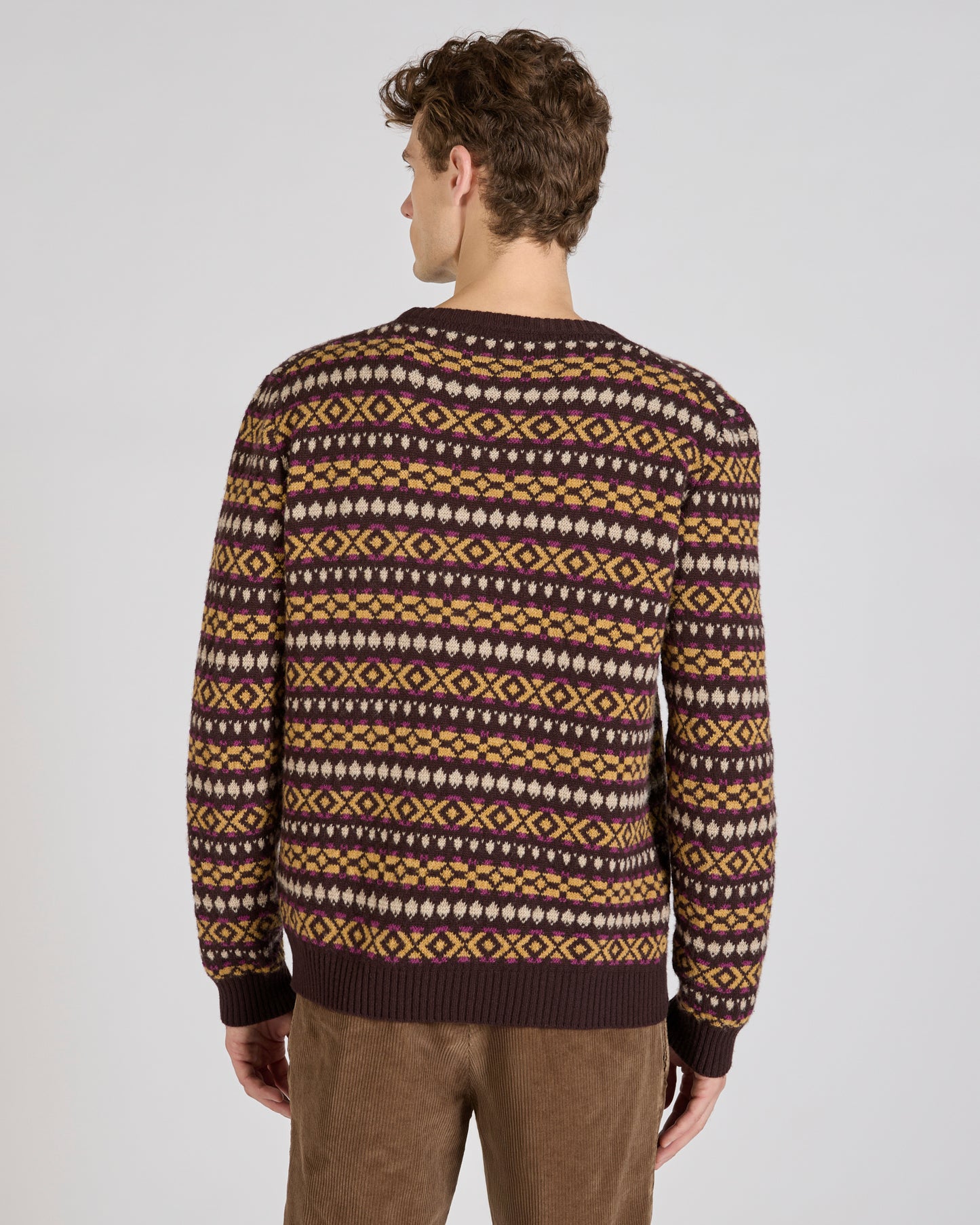 ジーロンウール・スリムフィットクルーネック