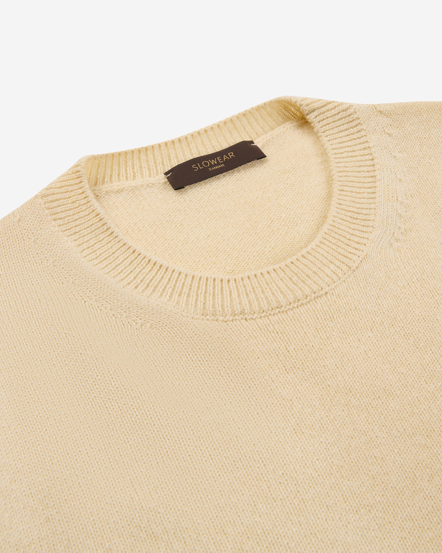 ウール スリムフィット クルーネックセーター