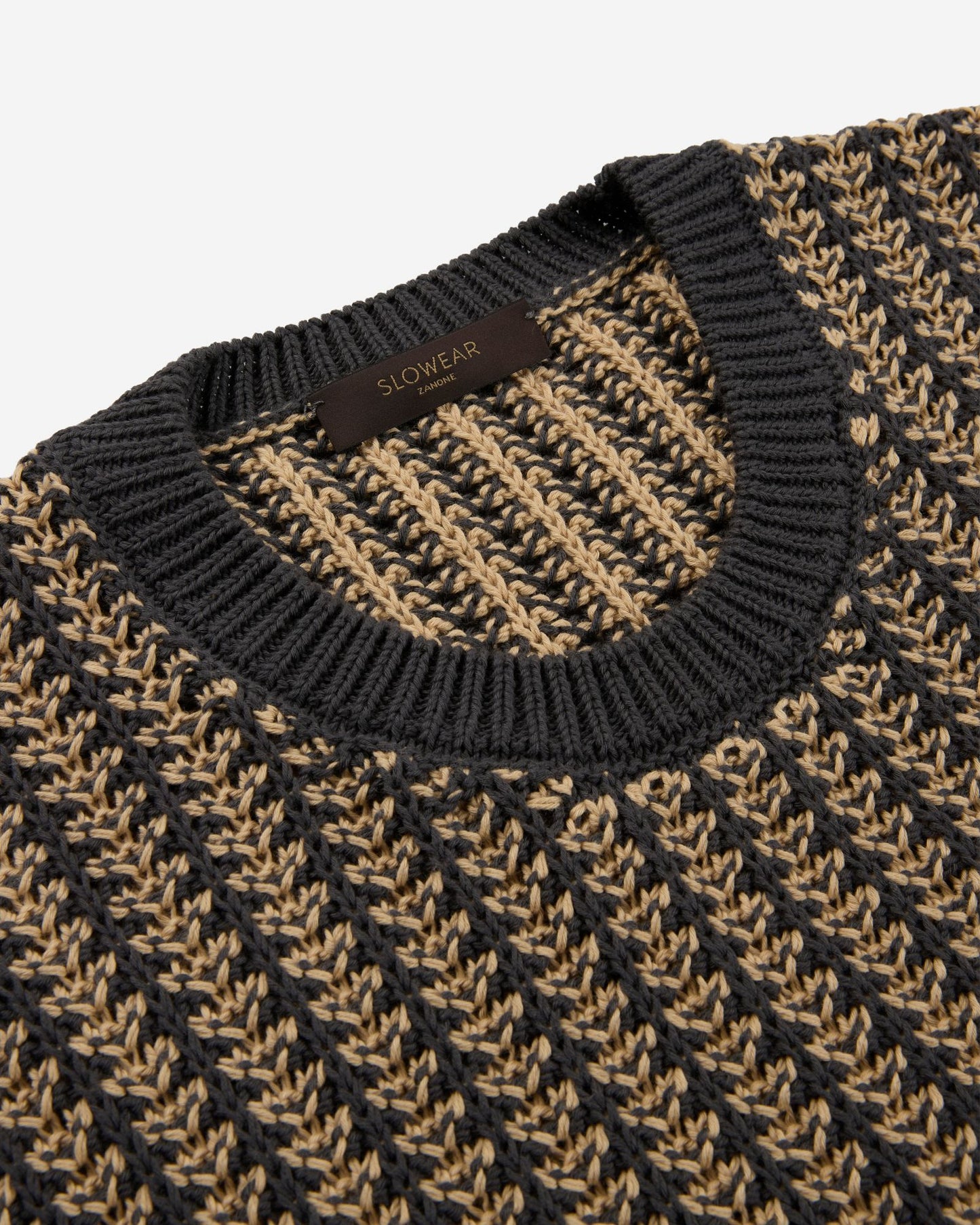 Zanone - Slim fit cotton crew-neck jumper - violet