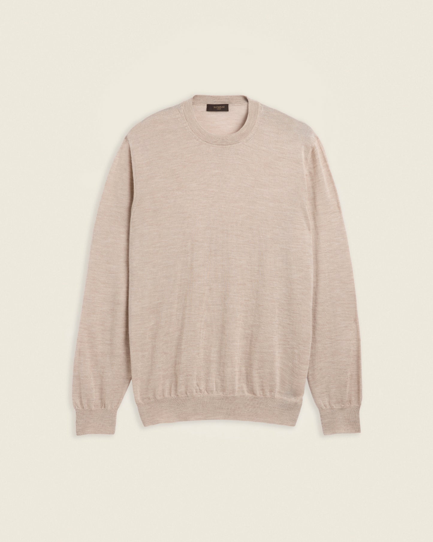 Girocollo slim fit in cashmere e seta